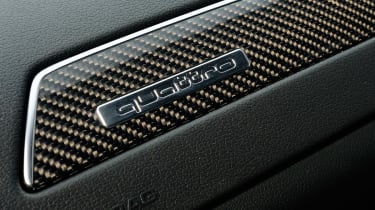 Audi RS4 carbon fibre trim