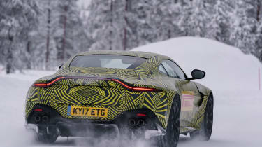 Aston Martin Vantage prototype - rear action