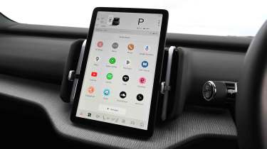 Volvo EX30 - apps screen