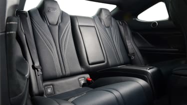 Lexus RC F rear seats