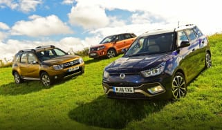 SsangYong Tivoli XLV vs Dacia Duster vs Suzuki Vitara - header