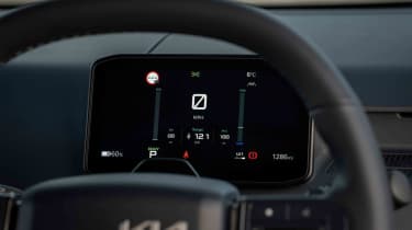 Kia PV5 - driver instrument cluster