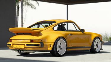 Porsche 911 Carrera Coupe Reimagined by Singer - yellow rear