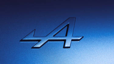 Alpine A110 R Ultime - Alpine badge