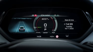 Audi e-tron GT - dashboard screen