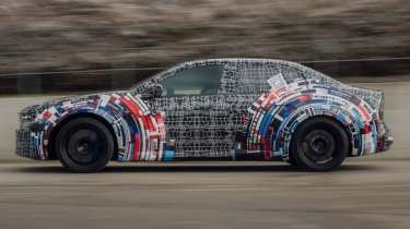BMW electric M3 prototype - side profile