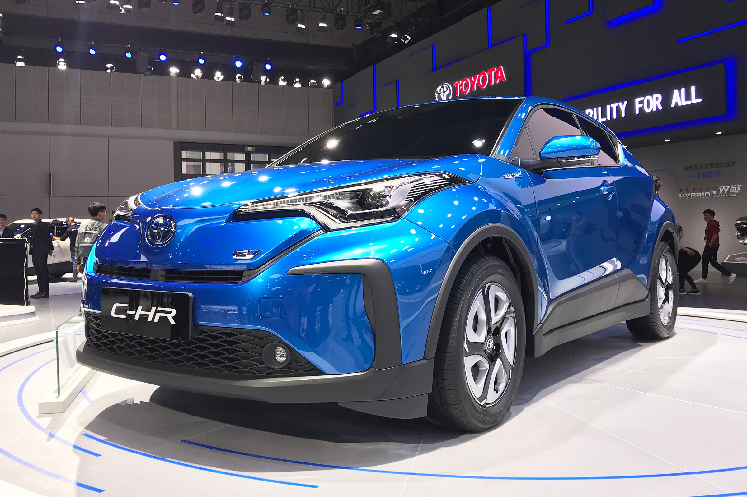 New Toyota C-HR EV makes Shanghai Motor Show debut