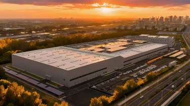Geely safety testing centre - arial shot of the facility