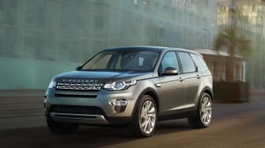 Land Rover Discovery Sport driving