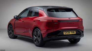 Toyota Yaris - rear (watermarked)