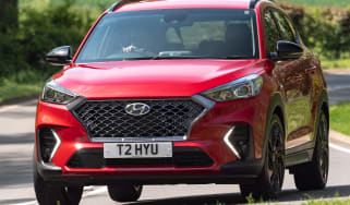 Hyundai Tucson N Line - front cornering