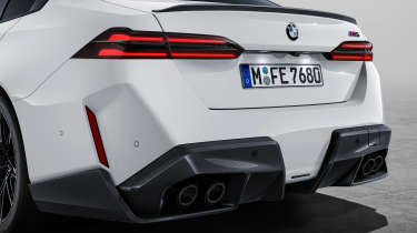 BMW M5 with M Performance parts - carbon rear diffuser