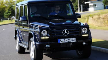 Mercedes G350 Bluetec front tracking