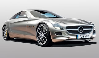 Mercedes SLC front three-quarters