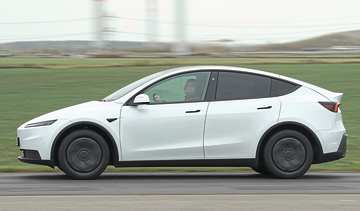 New Tesla Model Y Standard - side action