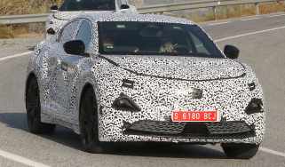 Alpine A390 spy shots - front 3/4