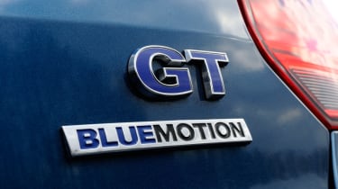 Volkswagen Polo BlueGT badge