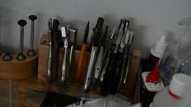 Selection of optician&#039;s tools