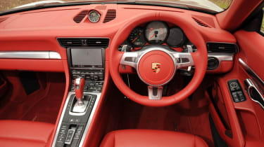 Porsche 911 Carrera S Cabriolet interior