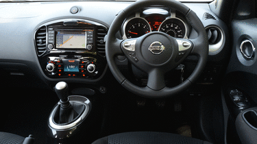 Nissan Juke interior view