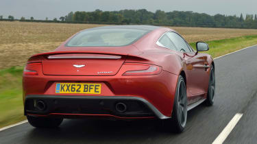 Aston Martin Vanquish rear action
