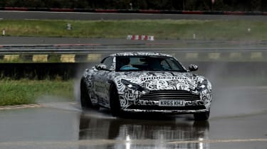 Aston Martin DB11 prototype - wet drift