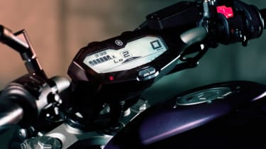 Yamaha MT-07 review - dash