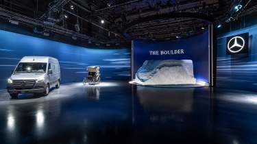 Mercedes Sprinter &#039;the boulder&#039; - with previous vans