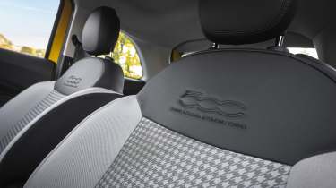 Fiat 500 Hybrid Torino - seat detail