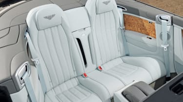 Bentley Continental GTC rear seats