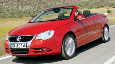 Front view of VW Eos