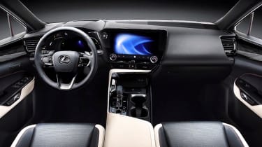 New Lexus NX leaked cabin