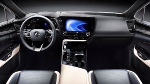 New Lexus NX leaked cabin