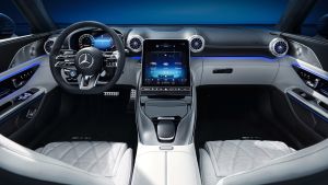 Mercedes SL interior - dash