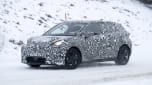 Cupra Raval (camouflaged) - front 3/4