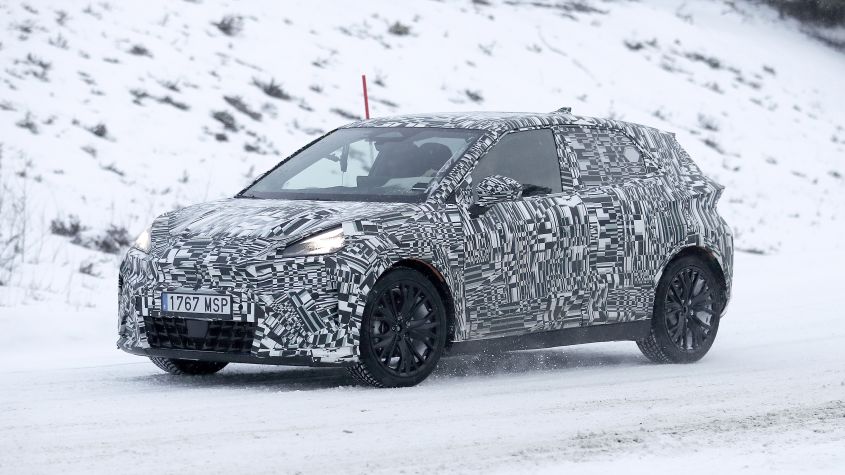 image of "New Cupra Raval braves the cold as entry-level EV prepares for 2025 launch"