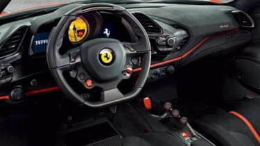 Ferrari Pista leak - interior