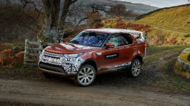 Land Rover Discovery prototype - front cornering