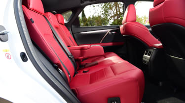 Lexus 450h F Sport - rear seats
