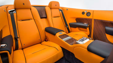 Rolls-Royce Dawn convertible back seats