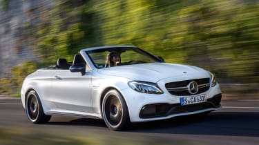 Mercedes C 63 AMG S Cabriolet 2016 - front tracking 3