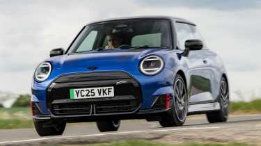 MINI JCW Electric - front cornering