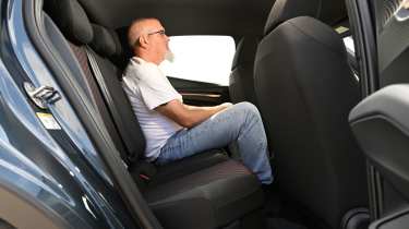 Dean Gibson sat in the Cupra Raval
