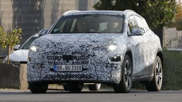 New Mercedes GLA EV - front tracking 