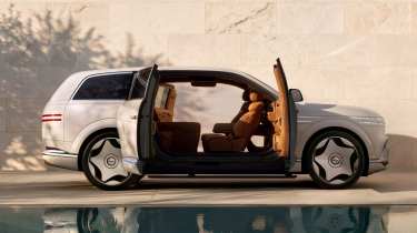 Genesis GV90 SUV doors open