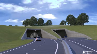 Stonehenge tunnel - driver&#039;s view