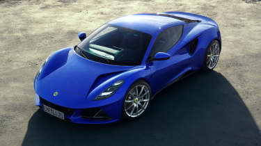 Lotus Emira Turbo SE - front blue