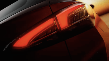 New MG ZS Hybrid teaser - rear tail light 