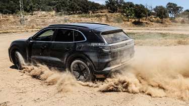 Porsche Cayenne Electric prototype - rear
