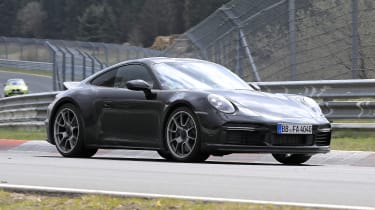 Porsche 911 Sport Classic spy - front